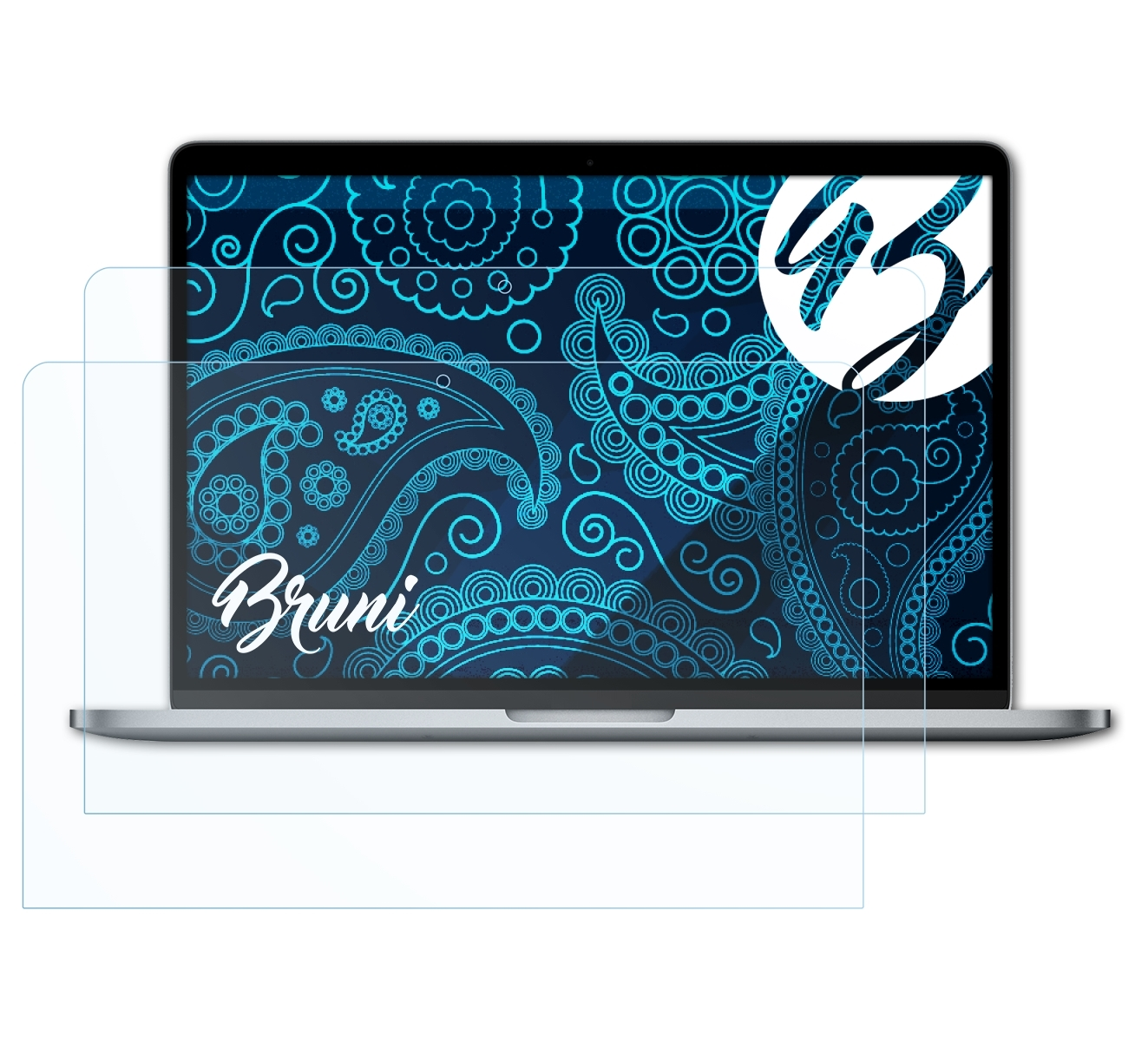 BRUNI 2x Schutzfolie(für MacBook inch) Basics-Clear 13 2017 Apple Pro