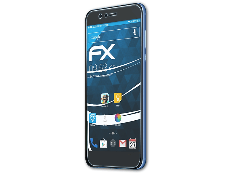 Displayschutz(für Nova 3x Plus) ATFOLIX Huawei 2 FX-Clear