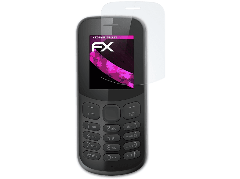 FX-Hybrid-Glass ATFOLIX 130 Schutzglas(für (2017)) Nokia