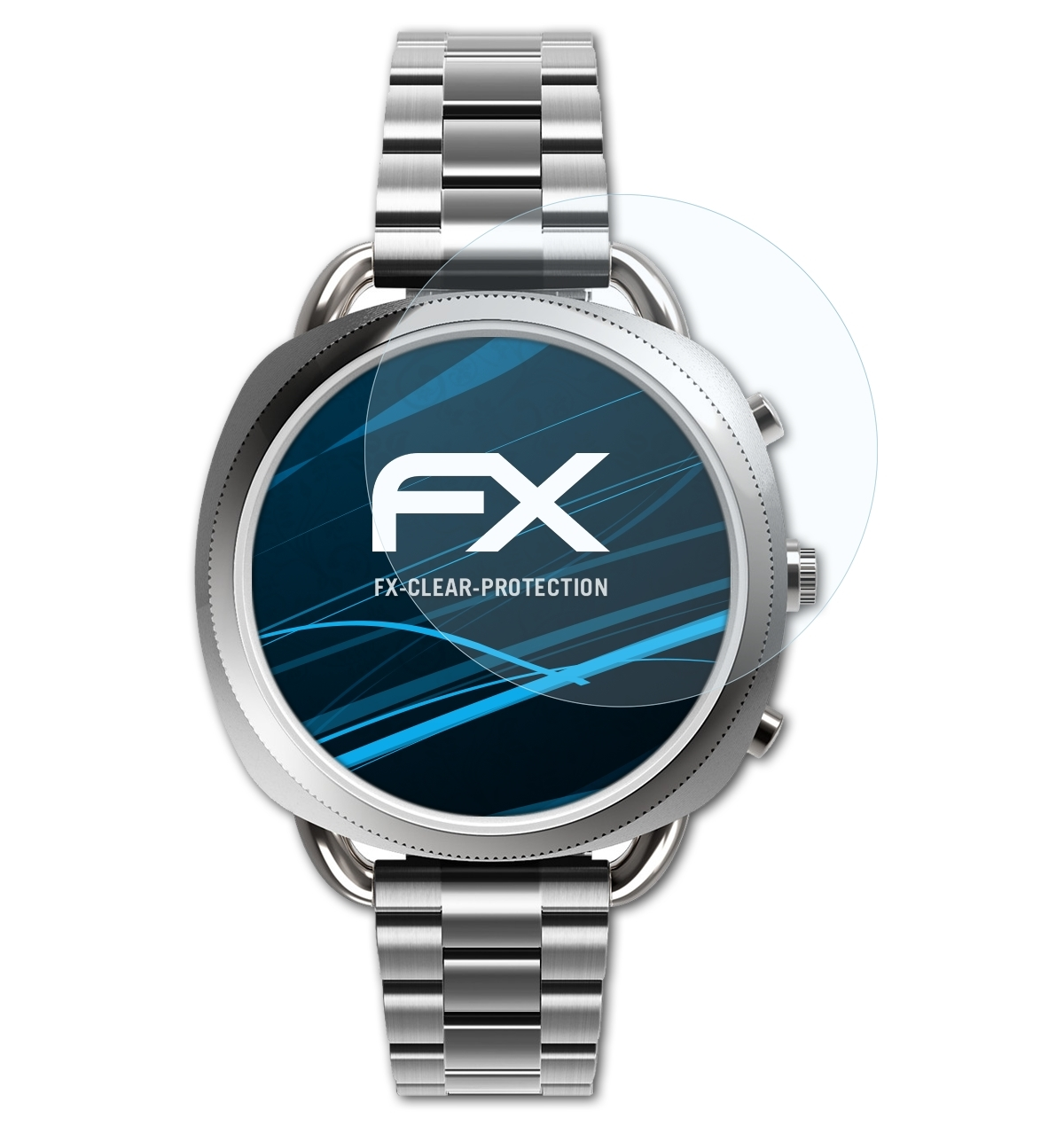 3x Q Accomplice) Fossil FX-Clear ATFOLIX Displayschutz(für