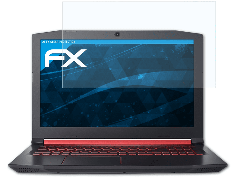 Acer 5) 2x ATFOLIX Displayschutz(für Nitro FX-Clear