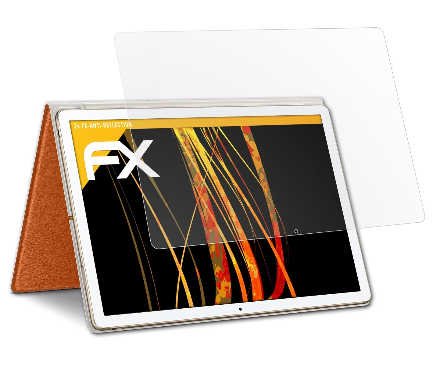 ATFOLIX 2x E) MateBook Huawei FX-Antireflex Displayschutz(für