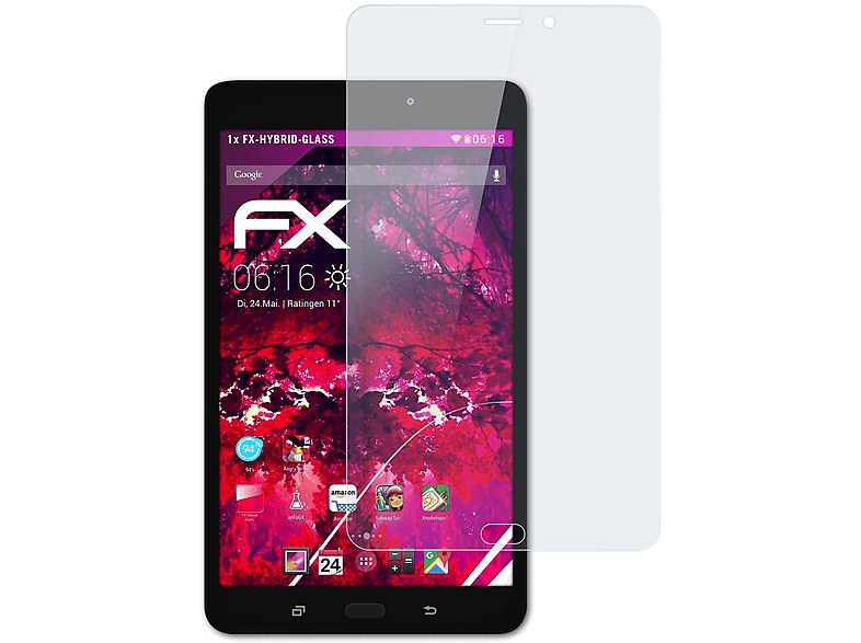 ATFOLIX FX-Hybrid-Glass Schutzglas(für Samsung Galaxy Tab A 8.0 (2017))