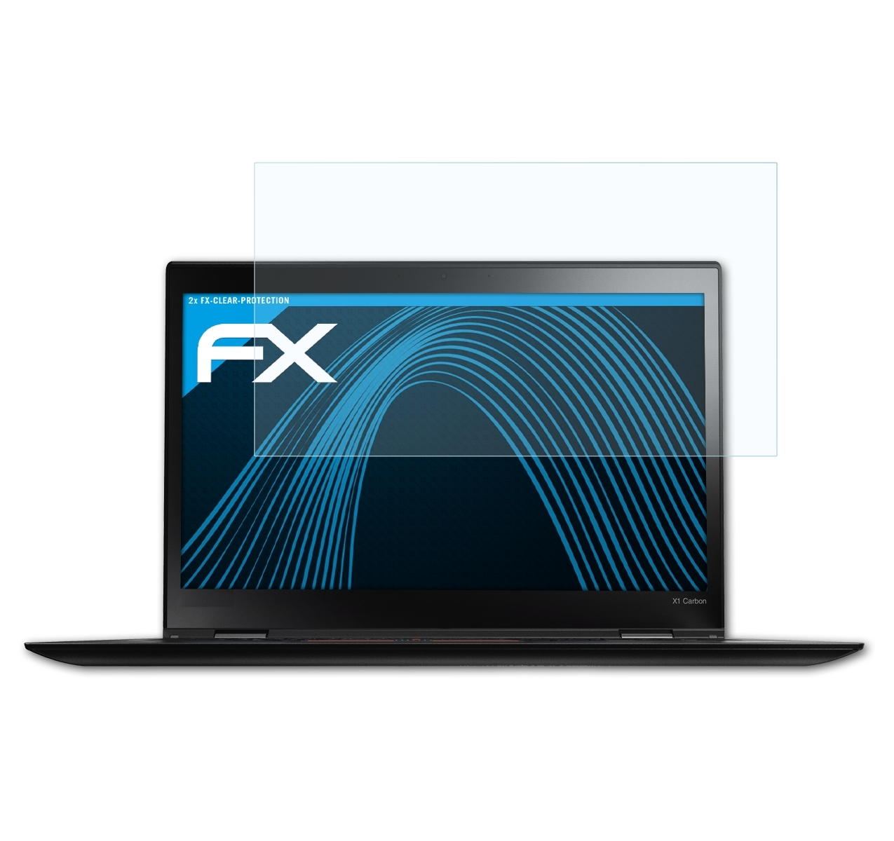 Carbon Lenovo (3rd ThinkPad X1 FX-Clear ATFOLIX Displayschutz(für 2x Gen. 2015))
