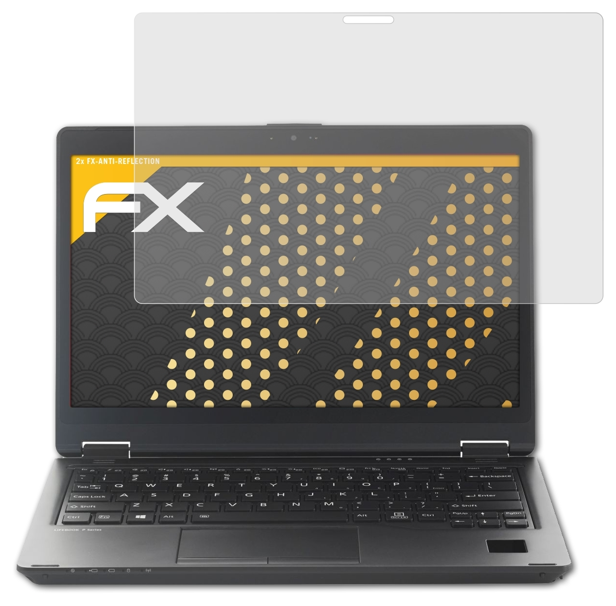 ATFOLIX 2x FX-Antireflex Fujitsu Displayschutz(für Lifebook P727)