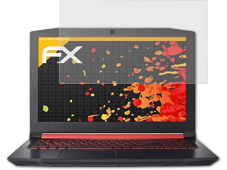 ATFOLIX 2x FX-Antireflex Displayschutz(für 5) Acer Nitro