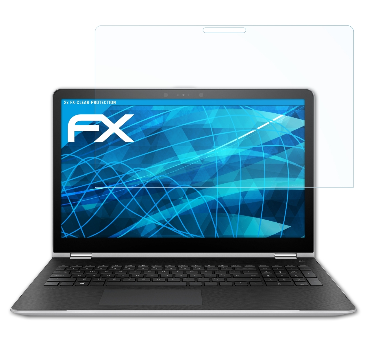x360 15-br014ng) HP Displayschutz(für 2x Pavilion ATFOLIX FX-Clear