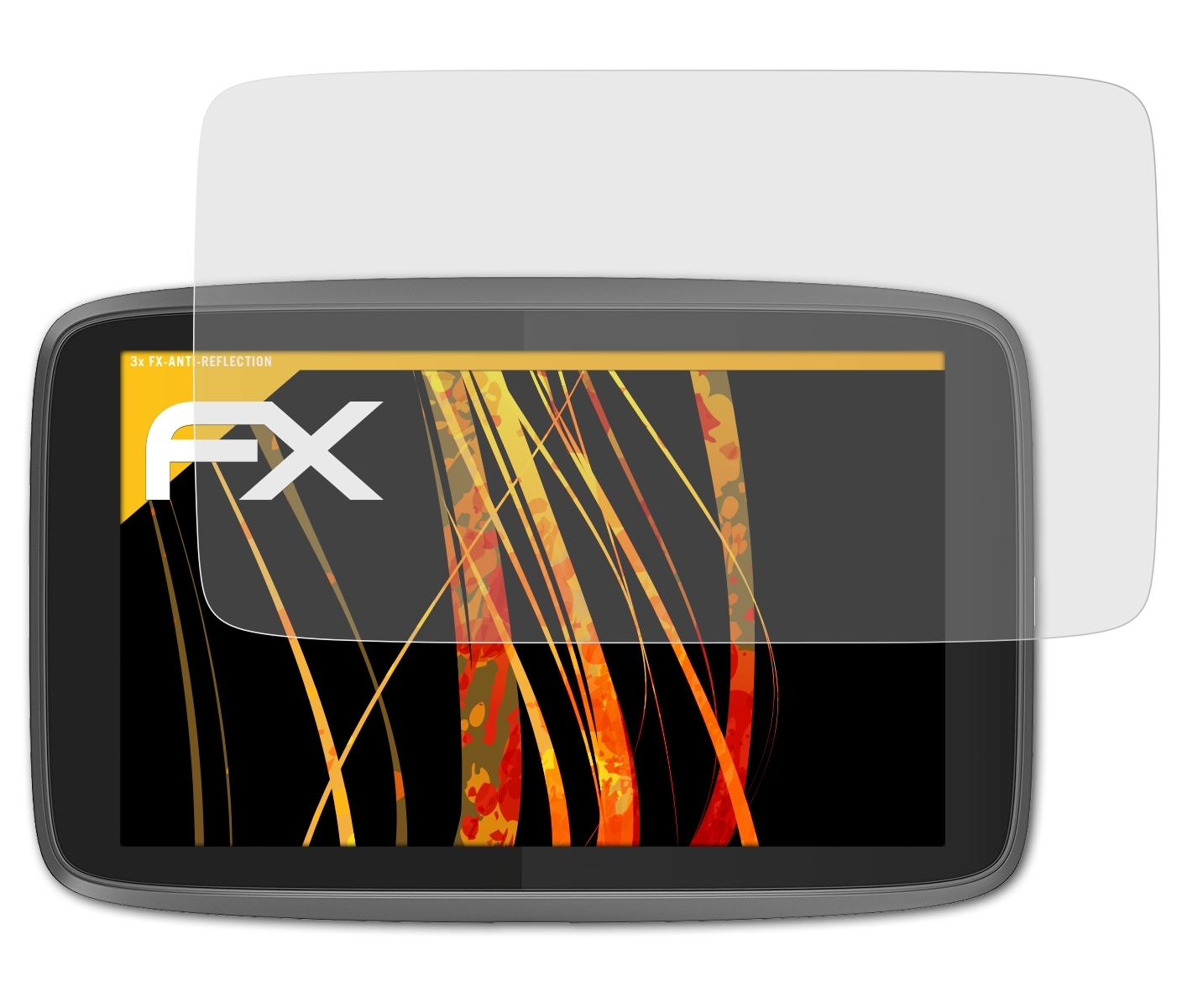 ATFOLIX 3x TomTom Professional Go 620) FX-Antireflex Displayschutz(für