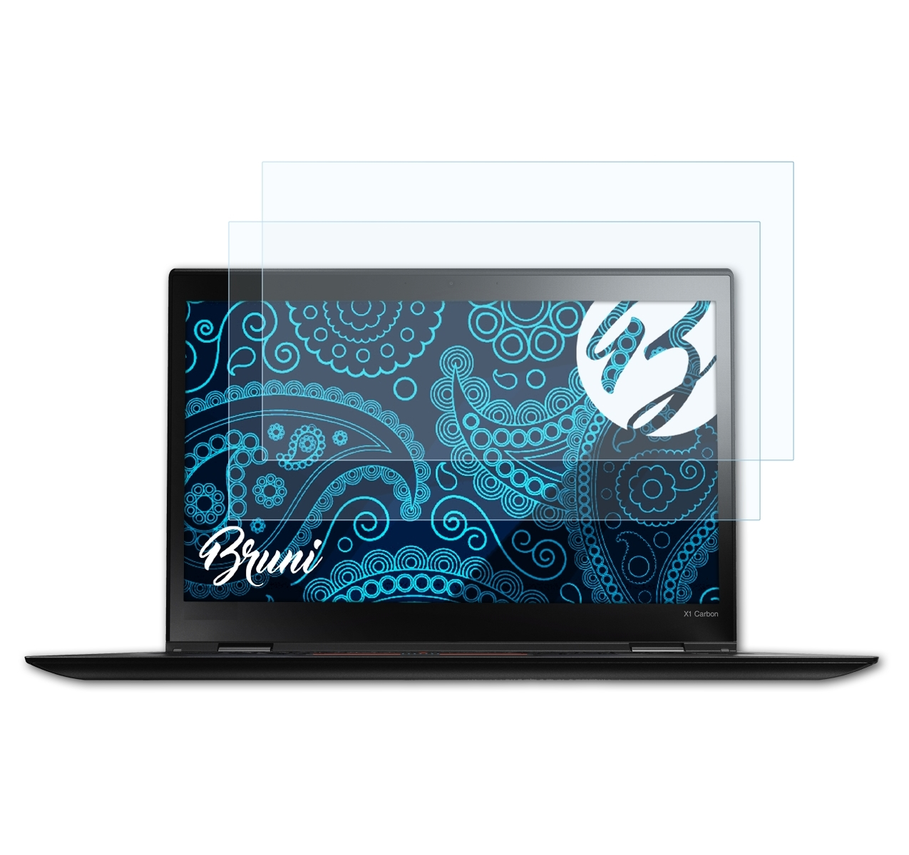 BRUNI 2x Basics-Clear (3rd Lenovo 2015)) Schutzfolie(für ThinkPad Gen. Carbon X1
