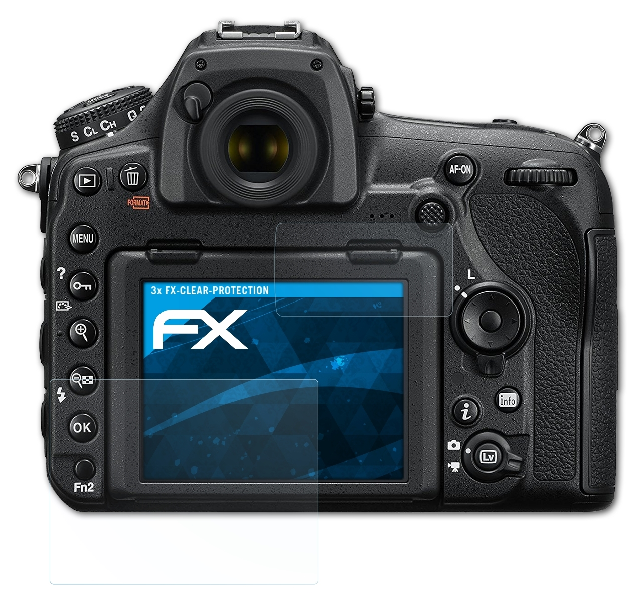Displayschutz(für FX-Clear Nikon ATFOLIX 3x D850)