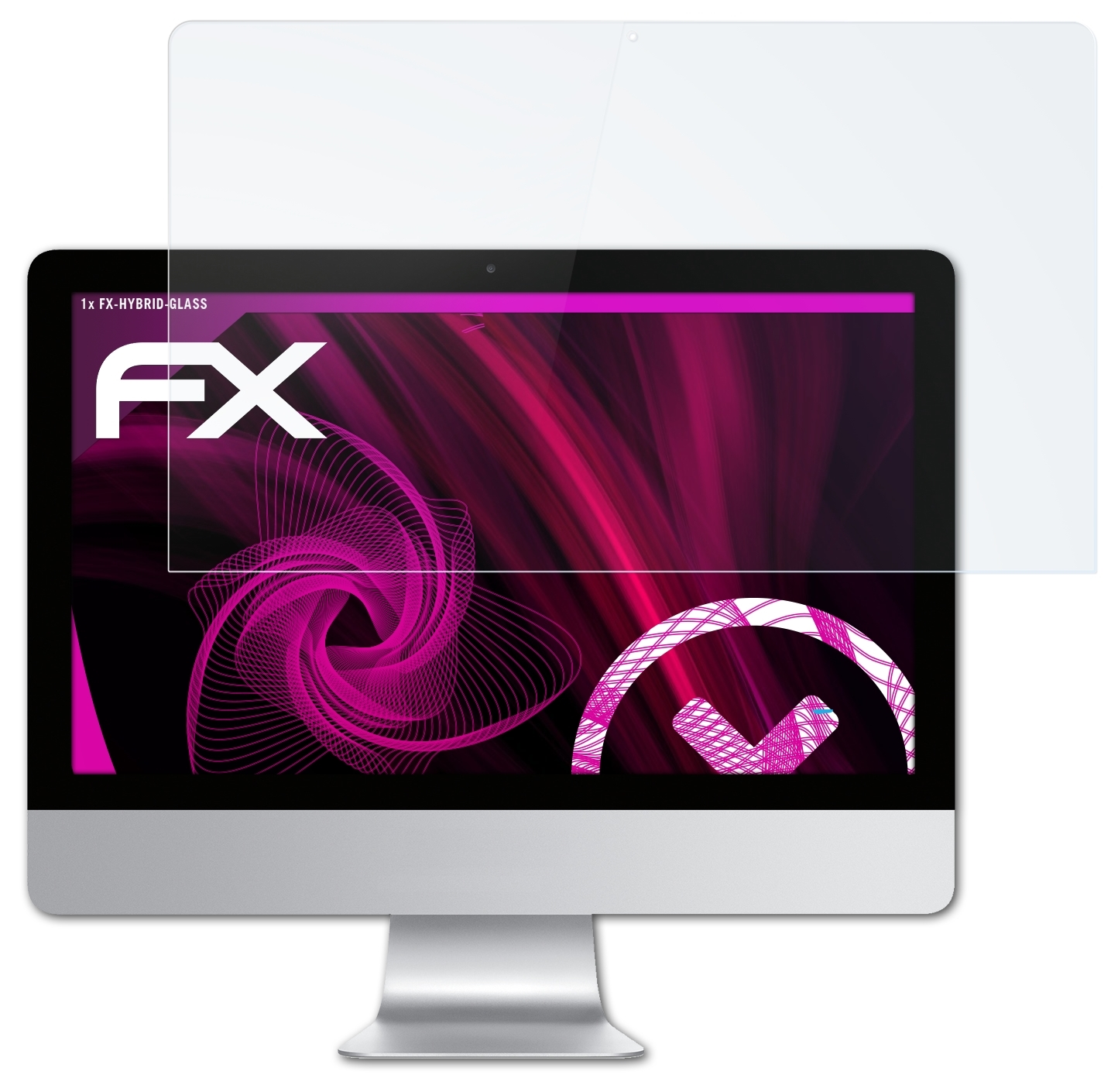 ATFOLIX FX-Hybrid-Glass Apple 21,5 Model Schutzglas(für iMac 2017)