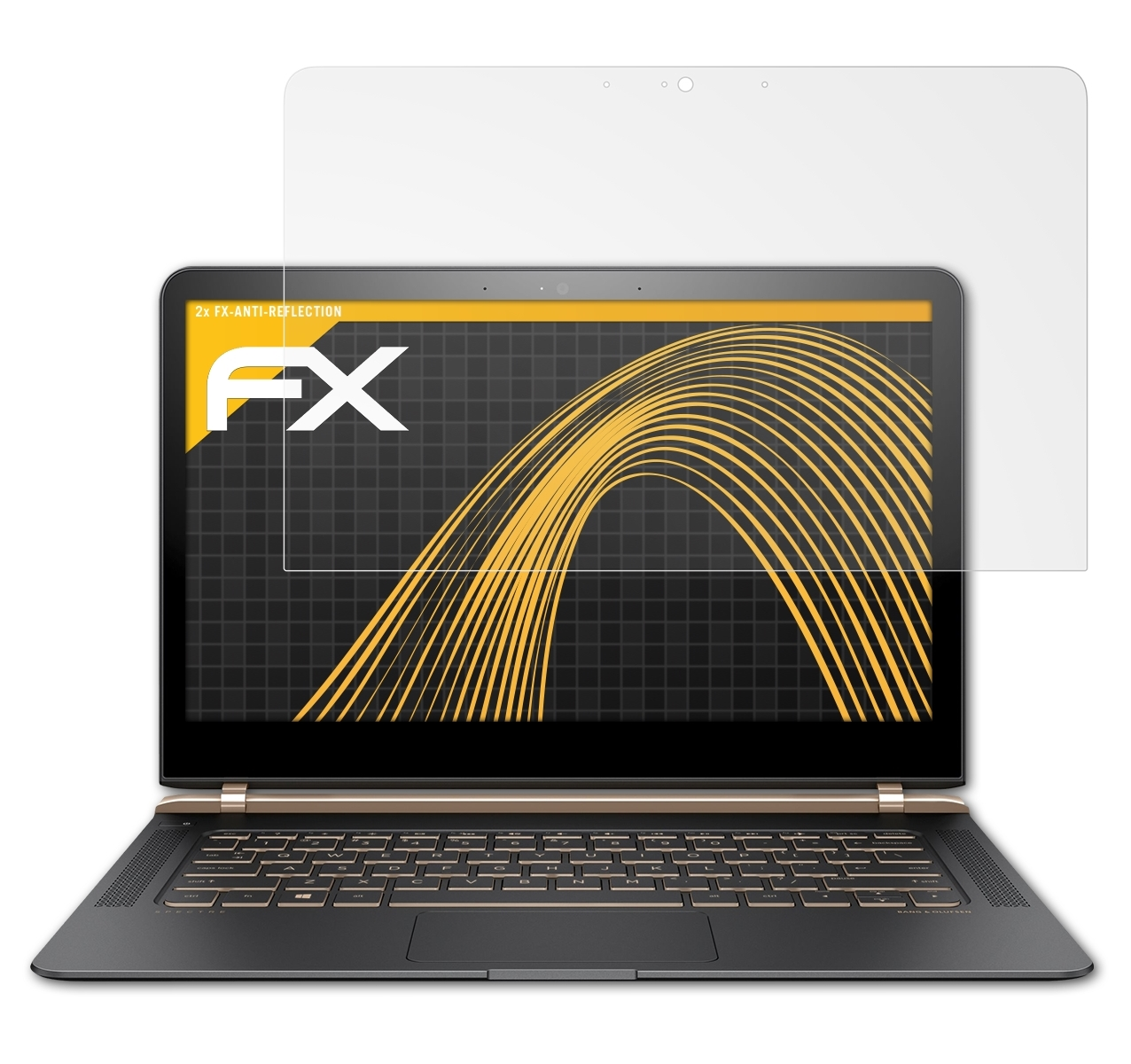 ATFOLIX 2x FX-Antireflex 13-v101ng) Displayschutz(für HP Spectre