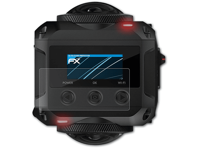 ATFOLIX 3x FX-Clear Displayschutz(für Garmin 360) Virb