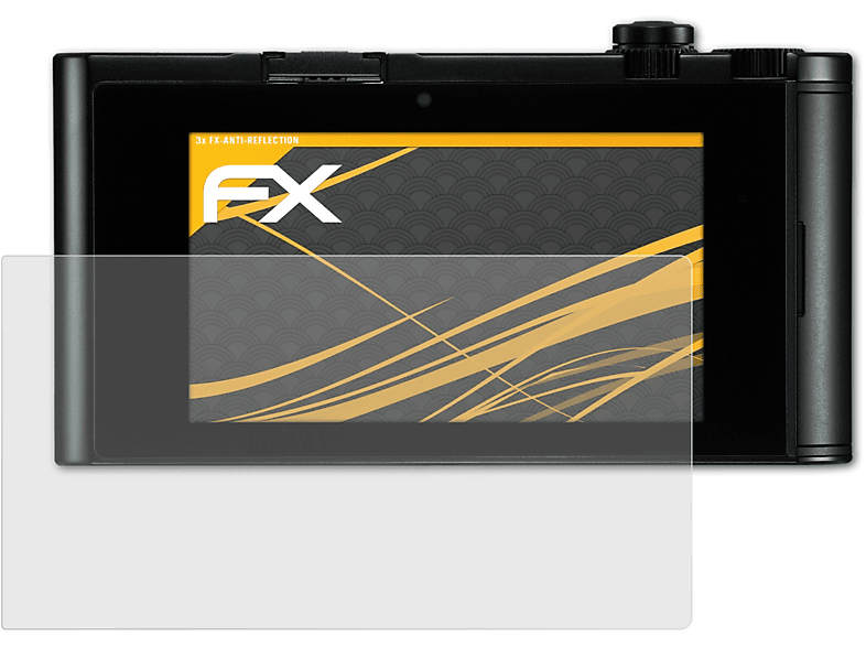 ATFOLIX 3x FX-Antireflex Displayschutz(für Leica TL2)