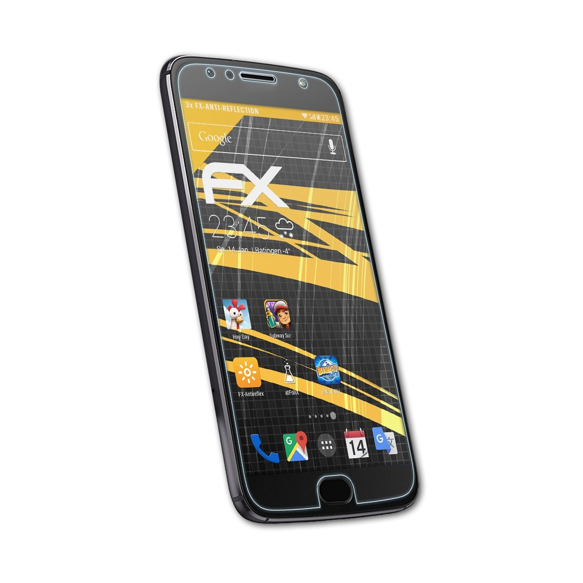 G5S FX-Antireflex Plus) ATFOLIX Motorola Displayschutz(für Moto 3x Lenovo