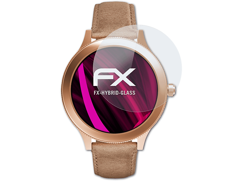 Q FX-Hybrid-Glass Fossil ATFOLIX Schutzglas(für Venture)