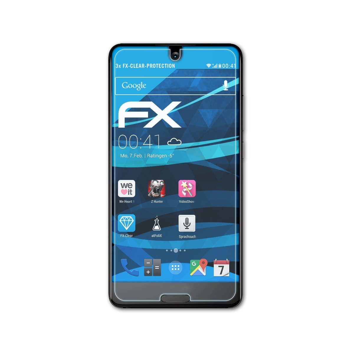 ATFOLIX 3x FX-Clear Displayschutz(für Sharp S2) Aquos