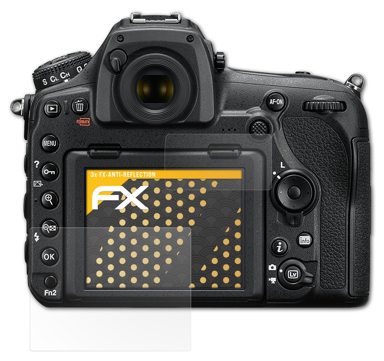 ATFOLIX 3x FX-Antireflex Displayschutz(für D850) Nikon
