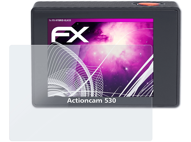 Actioncam ATFOLIX FX-Hybrid-Glass Schutzglas(für 530) Rollei