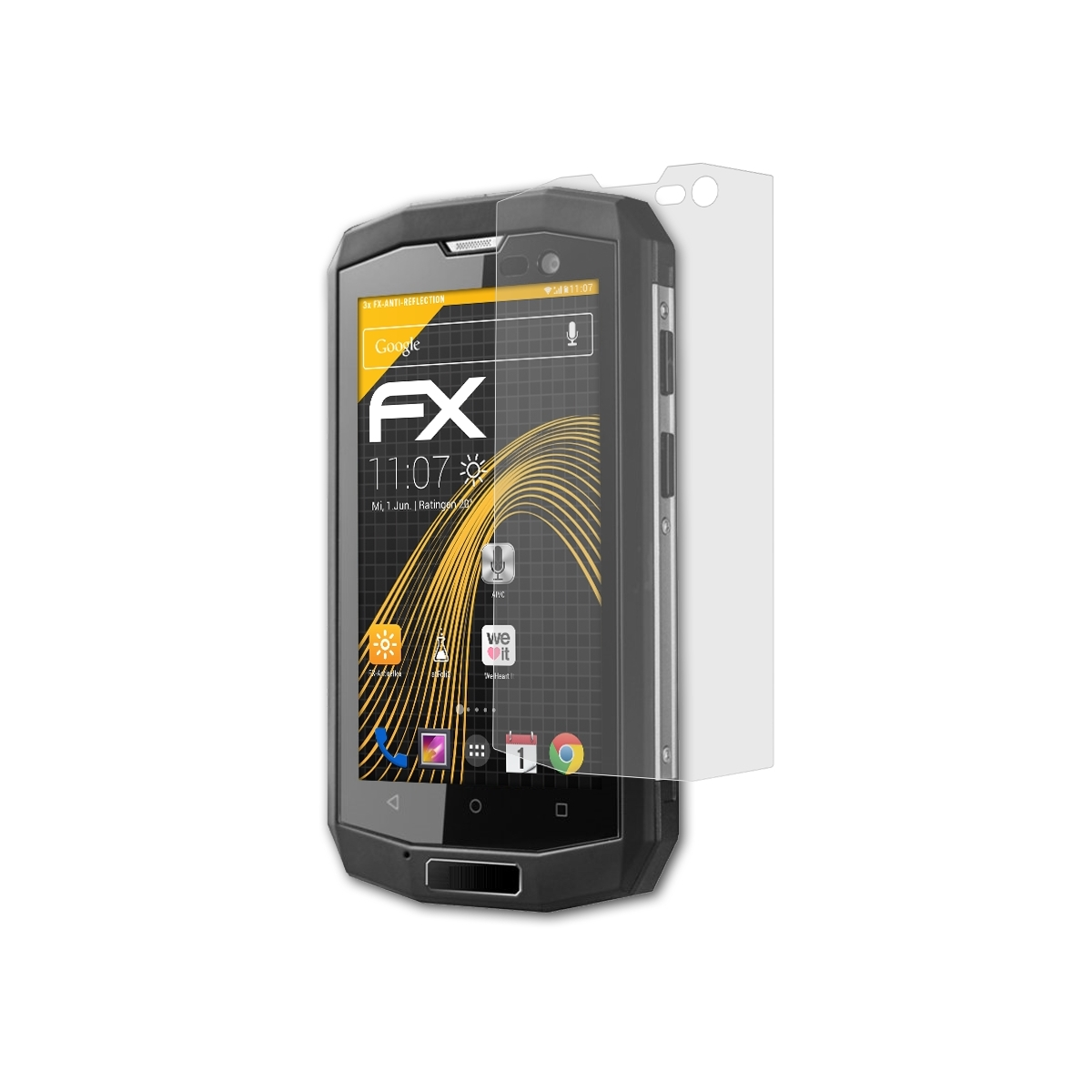ATFOLIX 3x FX-Antireflex mini) Displayschutz(für AGM A8