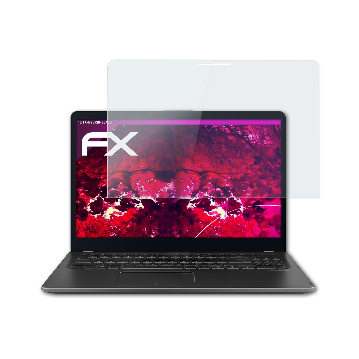 15 Flip Schutzglas(für FX-Hybrid-Glass (UX561UN)) Asus ATFOLIX ZenBook