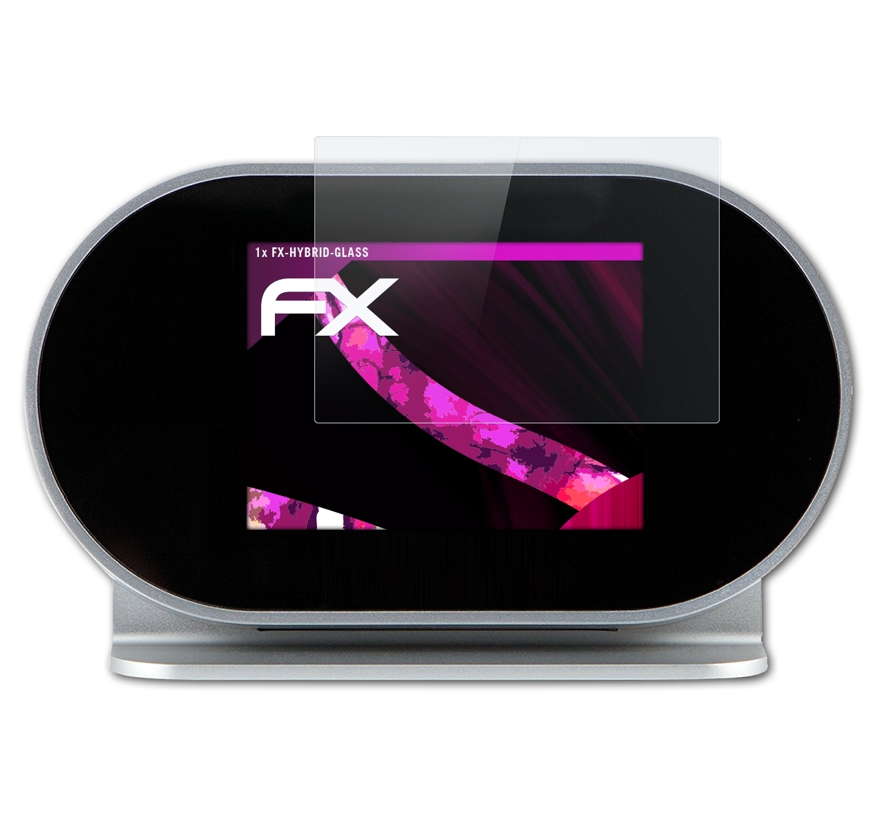 ATFOLIX FX-Hybrid-Glass Schutzglas(für Technisat DigitRadio 120 IR)
