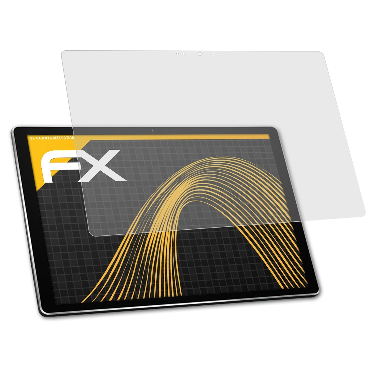 2x FX-Antireflex (T305CA)) ATFOLIX Transformer Displayschutz(für Asus 3