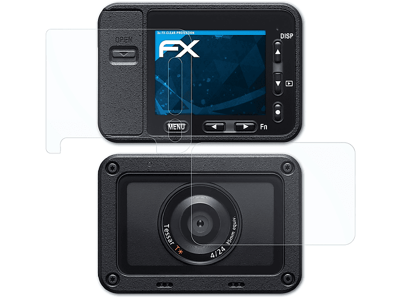 ATFOLIX DSC-RX0) Displayschutz(für 3x Sony FX-Clear