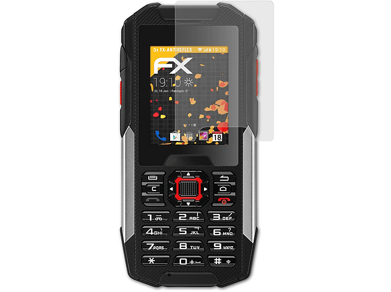 ATFOLIX 3x FX-Antireflex Displayschutz(für Facom F200)