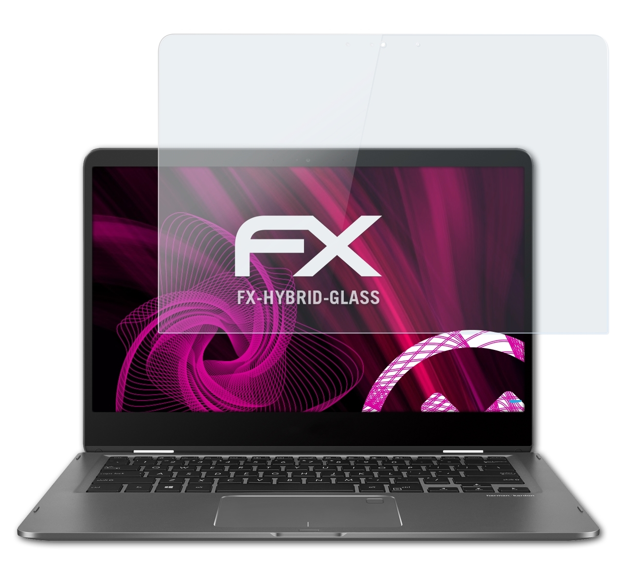 ATFOLIX 14 FX-Hybrid-Glass (UX461UN)) ZenBook Flip Asus Schutzglas(für
