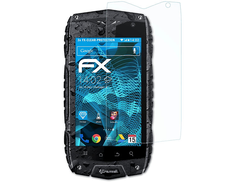 Crosscall Displayschutz(für 3x Odyssey+) ATFOLIX FX-Clear