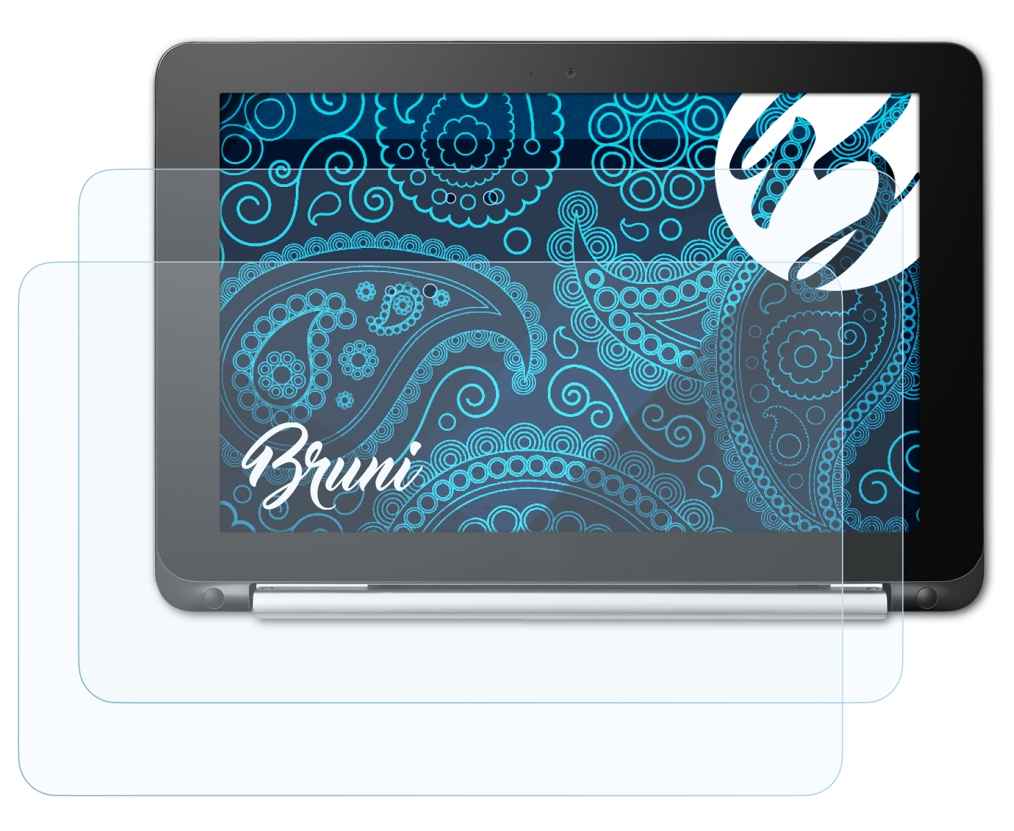 BRUNI 2x Schutzfolie(für C101PA) Flip Basics-Clear Chromebook Asus