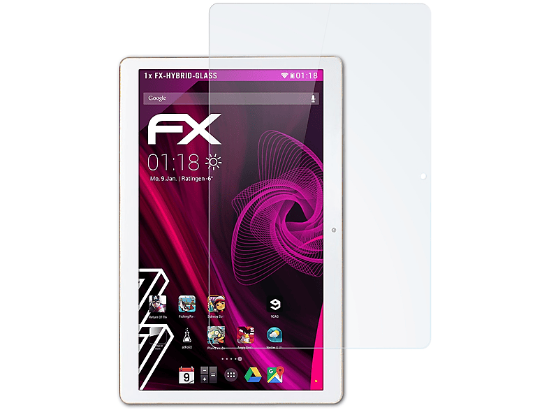 A96) FX-Hybrid-Glass ATFOLIX Schutzglas(für Acepad