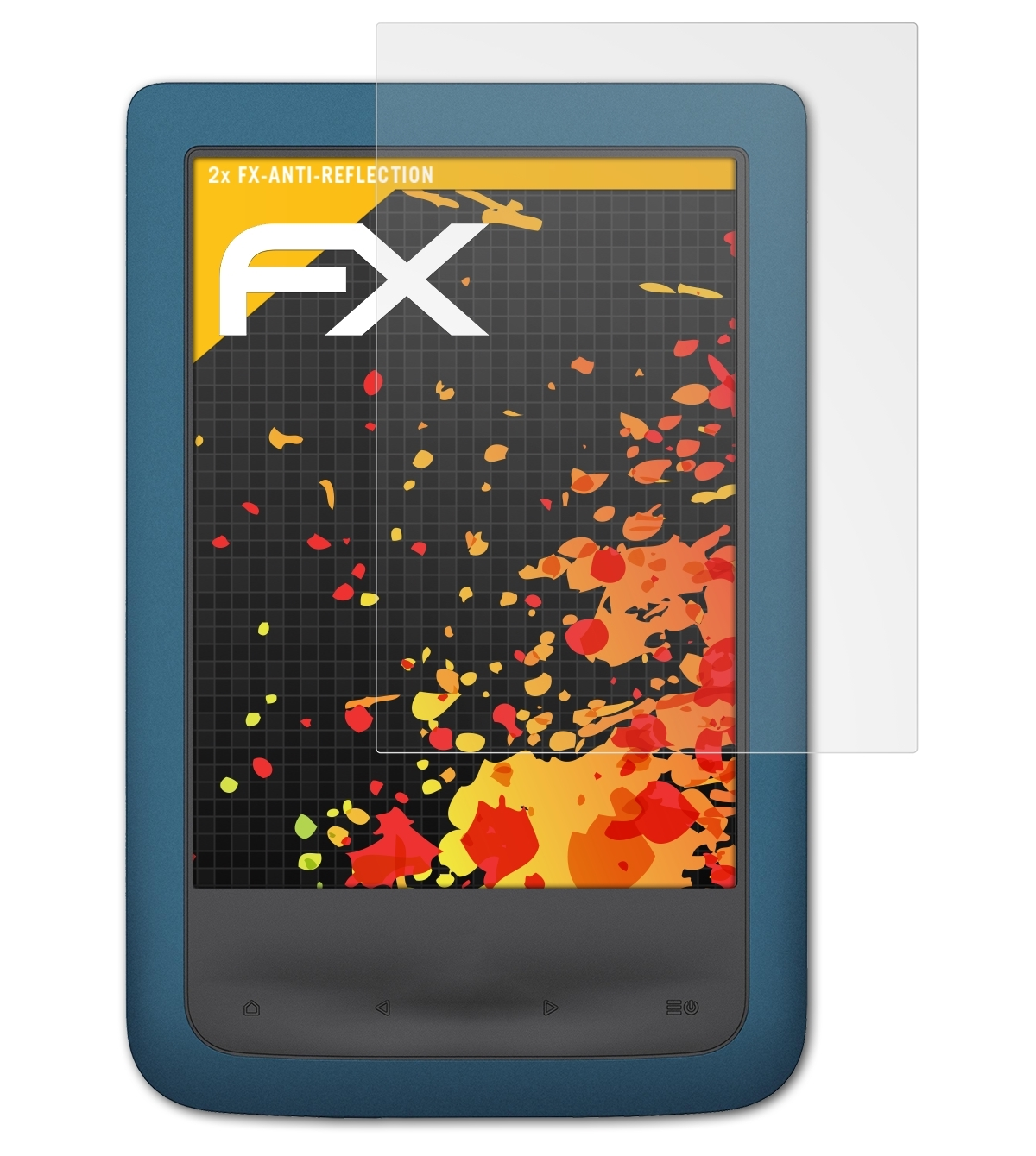 FX-Antireflex Displayschutz(für 2) 2x ATFOLIX Aqua PocketBook