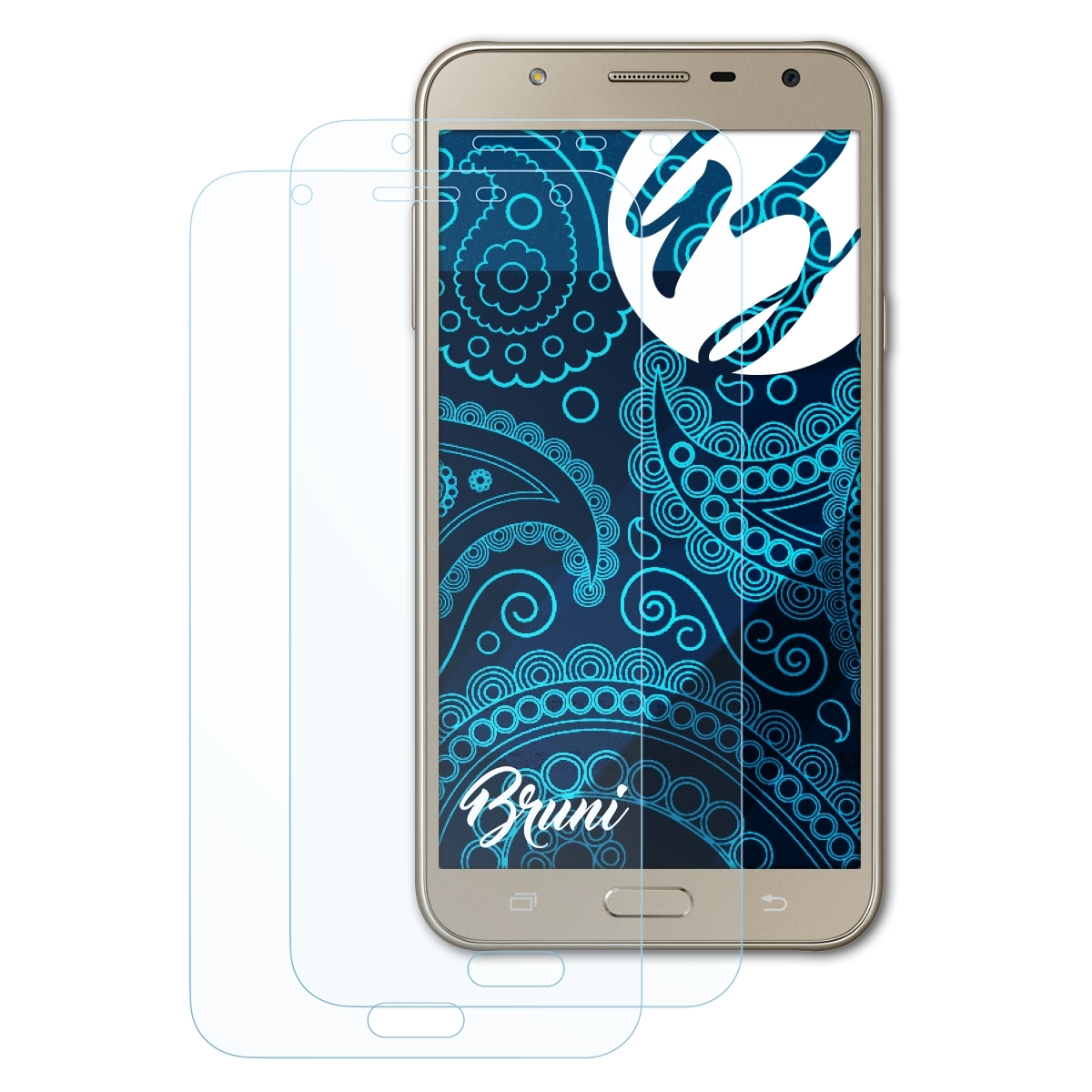 Basics-Clear 2x Samsung Neo) Galaxy Schutzfolie(für BRUNI J7