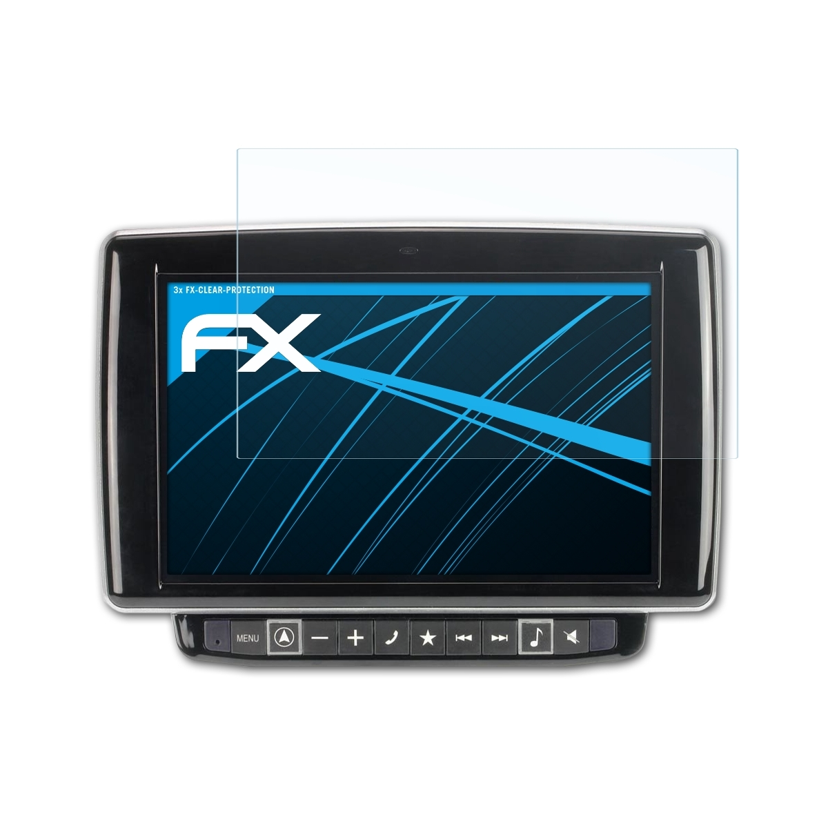 ATFOLIX 3x FX-Clear Displayschutz(für Alpine X901D-DU)