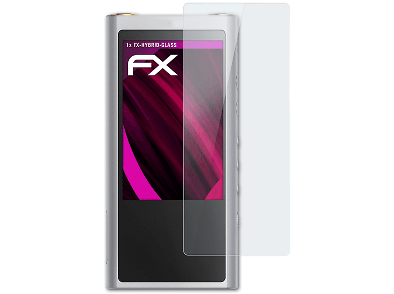 ATFOLIX FX-Hybrid-Glass Schutzglas(für Sony NW-ZX300)