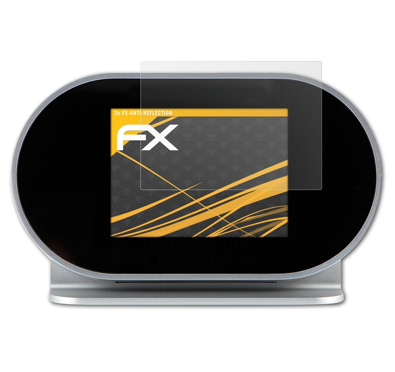 ATFOLIX 3x Displayschutz(für FX-Antireflex Technisat IR) 120 DigitRadio