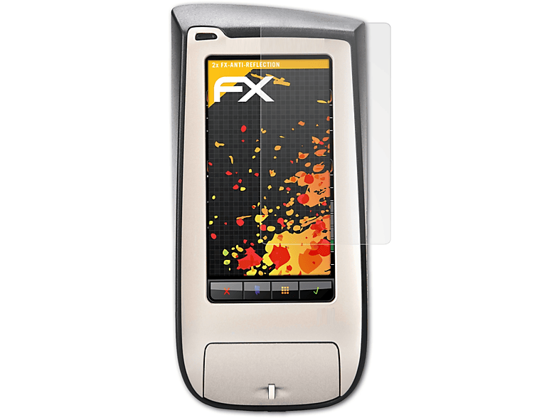 ATFOLIX Sol) FX-Antireflex 2x Displayschutz(für Orderman