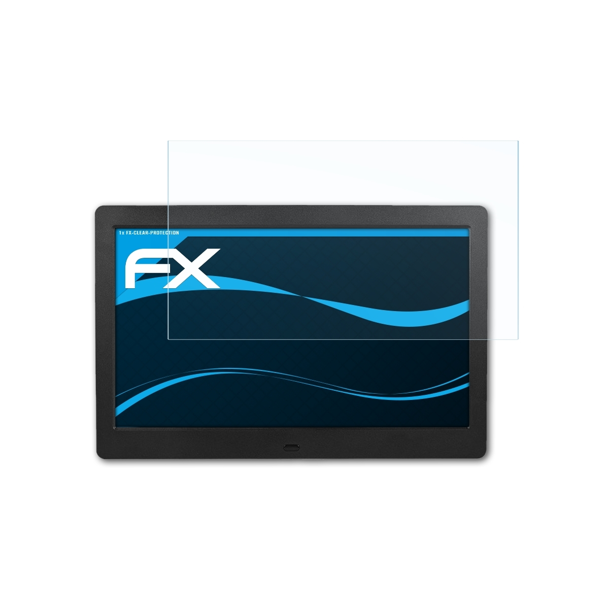 (1024x600)) ATFOLIX Bilderrahmen Zoll FX-Clear Digitaler Andoer Displayschutz(für 10