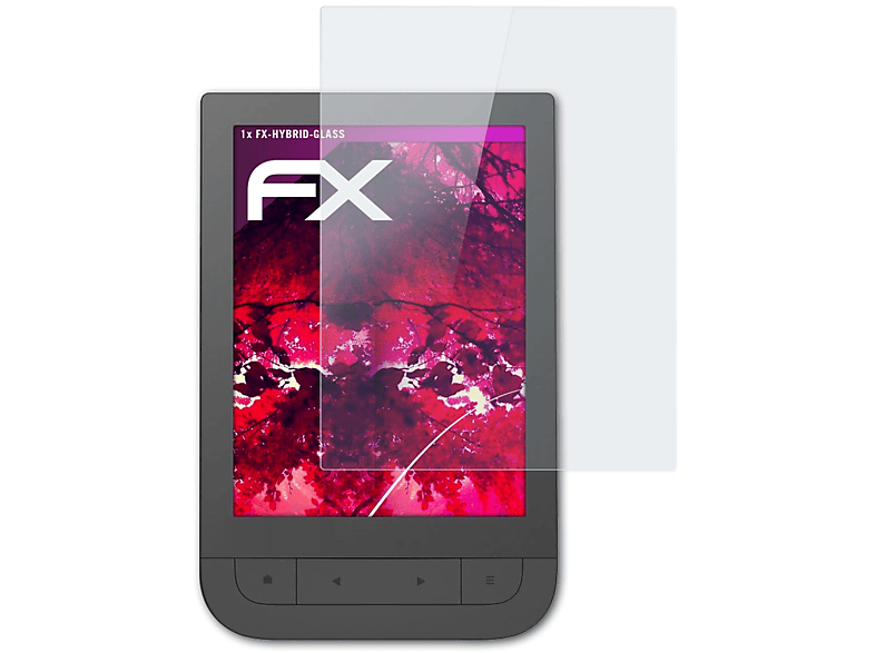 ATFOLIX FX-Hybrid-Glass Schutzglas(für PocketBook Touch HD)