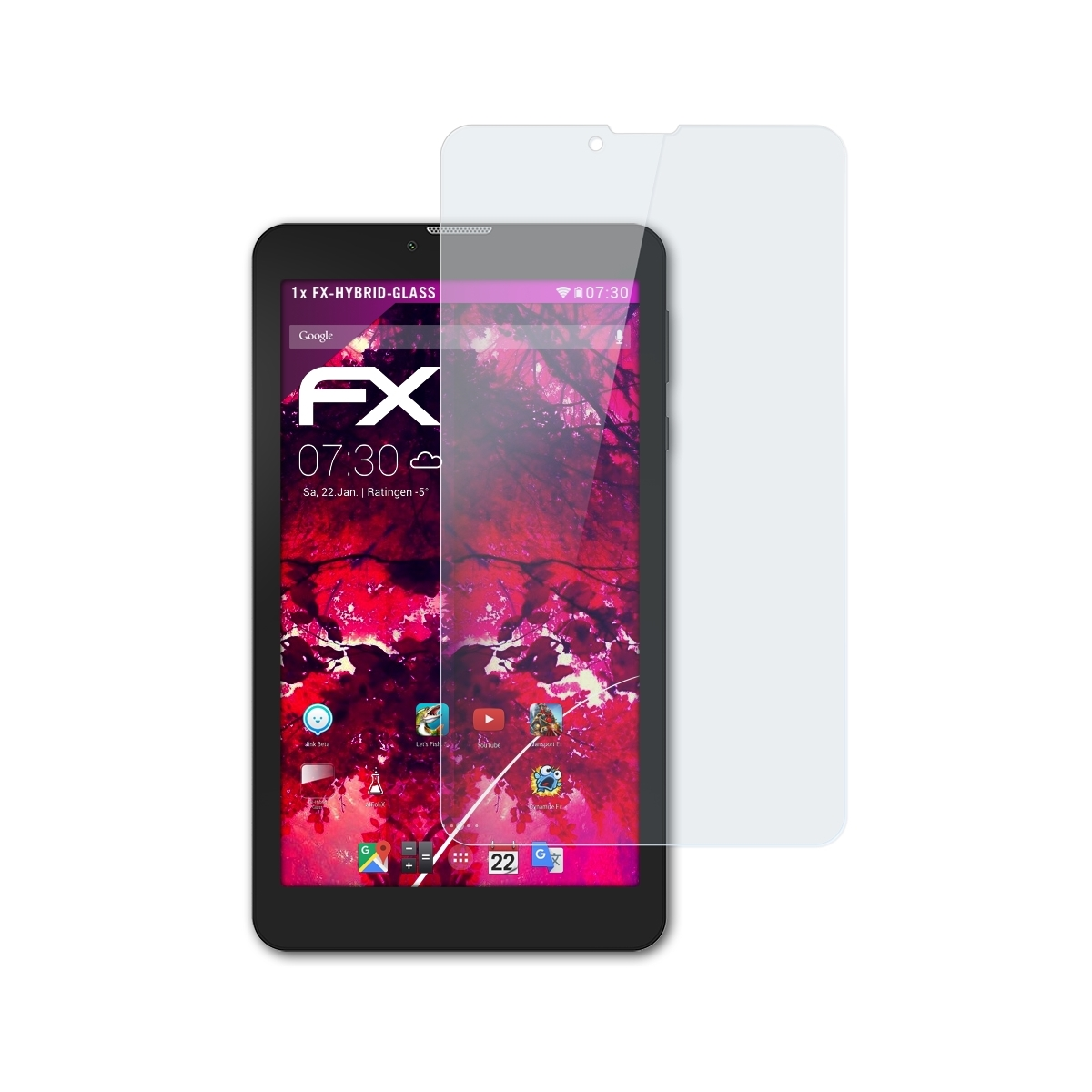 ATFOLIX FX-Hybrid-Glass Archos 3G) Schutzglas(für 70 Core