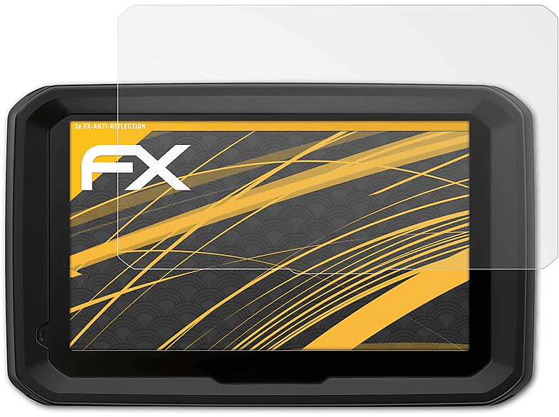 FX-Antireflex Garmin ATFOLIX LMT-D) 580 3x dezl Displayschutz(für