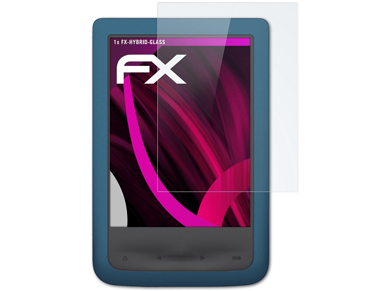 ATFOLIX FX-Hybrid-Glass Schutzglas(für PocketBook Aqua 2)
