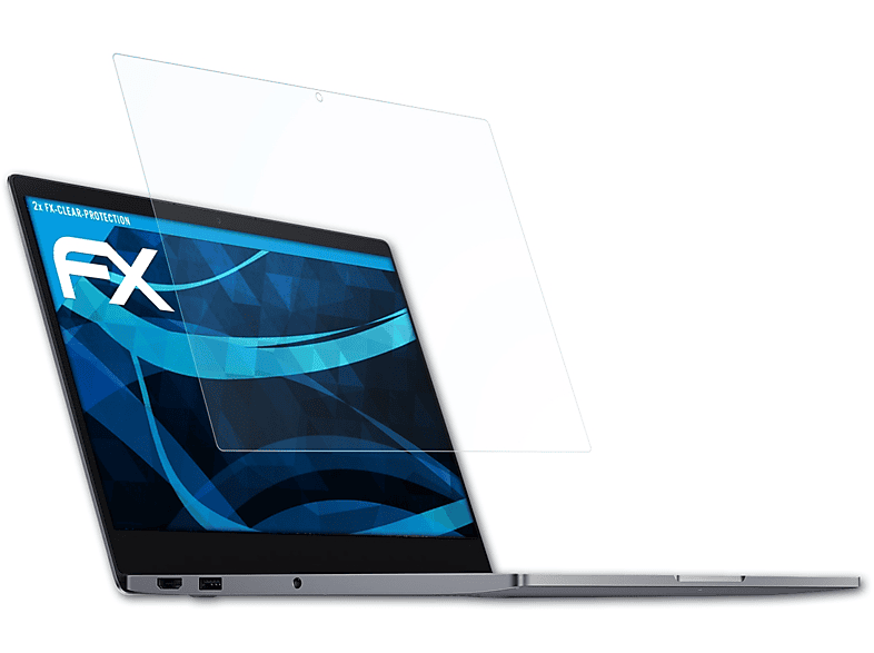 ATFOLIX 2x FX-Clear Displayschutz(für Xiaomi Mi Notebook Air 13.3)