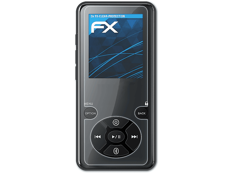 ATFOLIX 3x FX-Clear Displayschutz(für Bertronic BC 909)