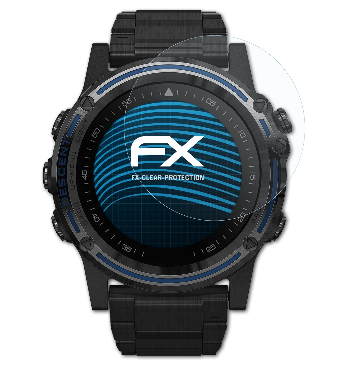 Mk1) Garmin FX-Clear Displayschutz(für 3x ATFOLIX Descent