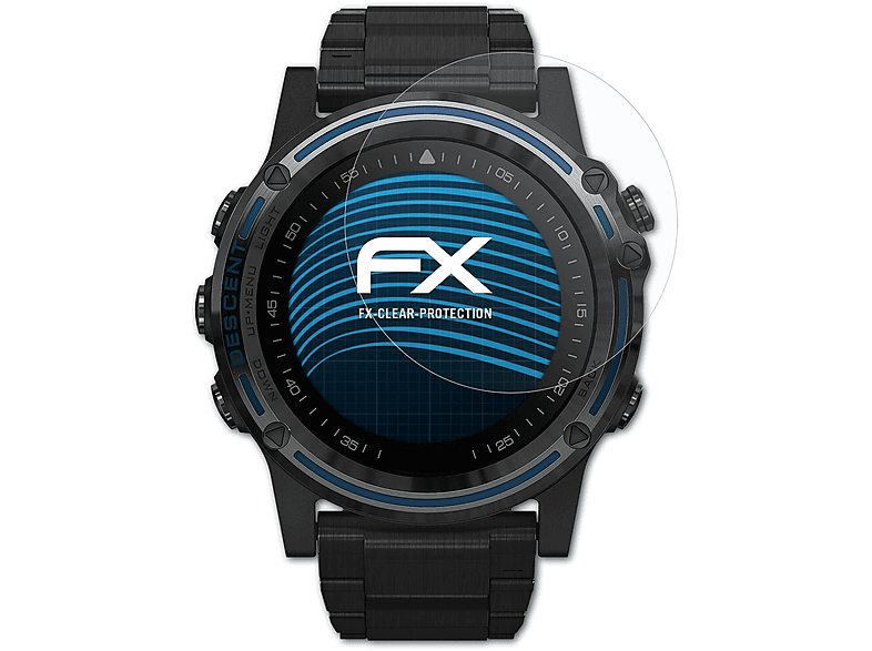 ATFOLIX 3x Mk1) Displayschutz(für Descent Garmin FX-Clear