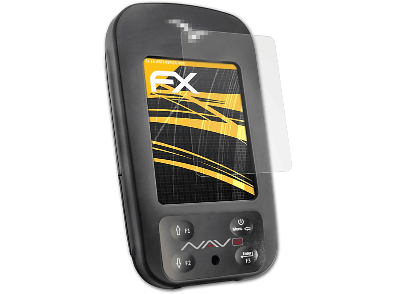 ATFOLIX 3x FX-Antireflex Displayschutz(für Flymaster Nav SD)