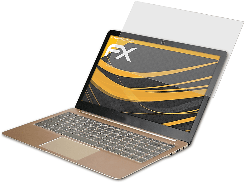 ATFOLIX 2x FX-Antireflex Displayschutz(für Mediacom SmartBook Edge 13)